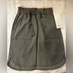 NWT lululemon athletica Women's Olive Athletic Skirt